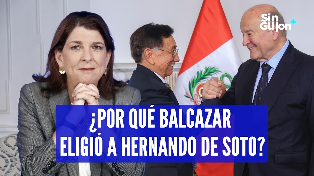 ROSA MAR&Iacute;A PALACIOS ANALIZA LA ELECCI&Oacute;N DE HERNANDO DE SOTO COMO PREMIER