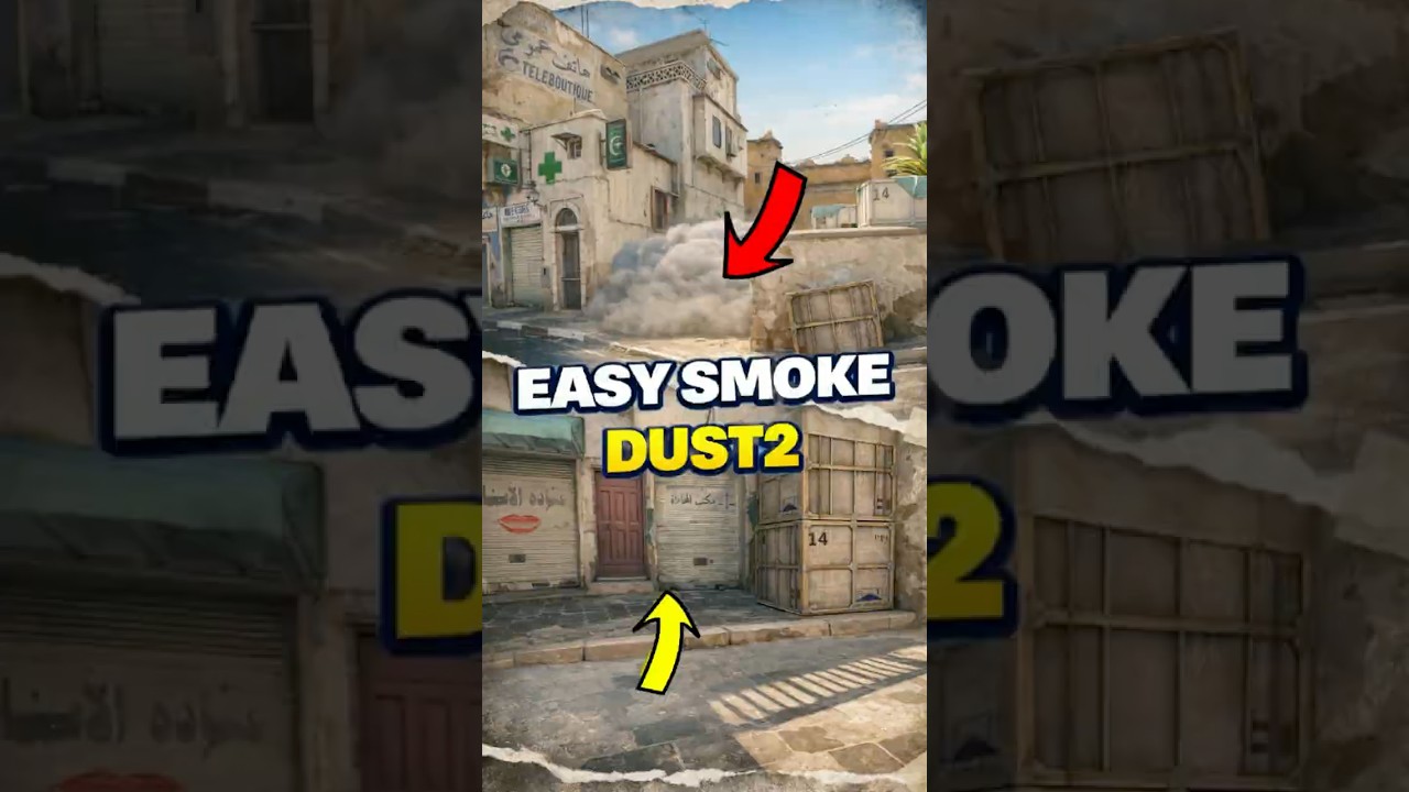 EASY CT Smoke From A Site | Dust2 CS2