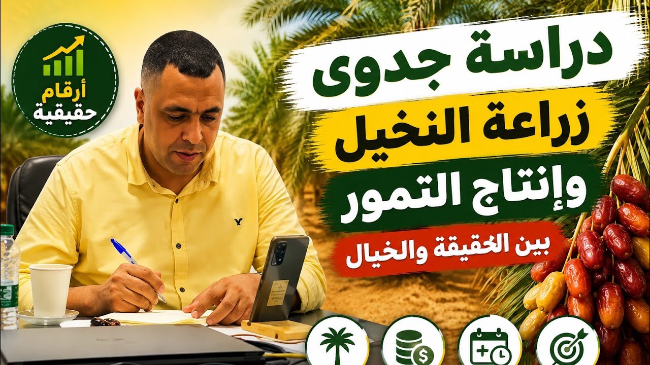 دراسة جدوي زراعة النخيل وإنتاج التمور  بين الحقيقة والخيال