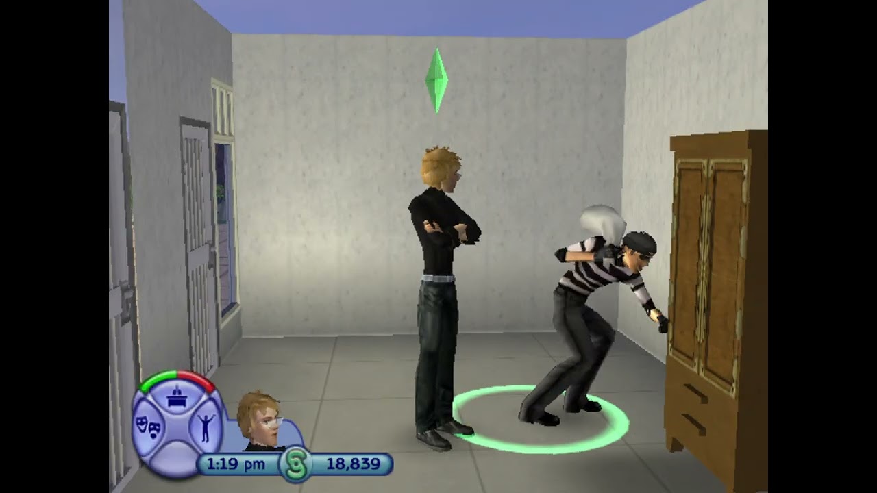 The Sims 2 Console: Burglar Demonstration
