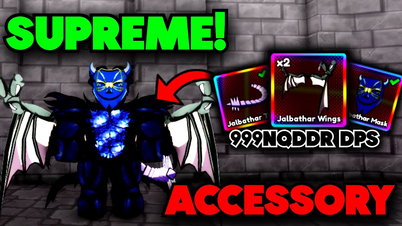 I *OBTAINED* the New SUPREME ACCESSORIES in Anime Eternal!