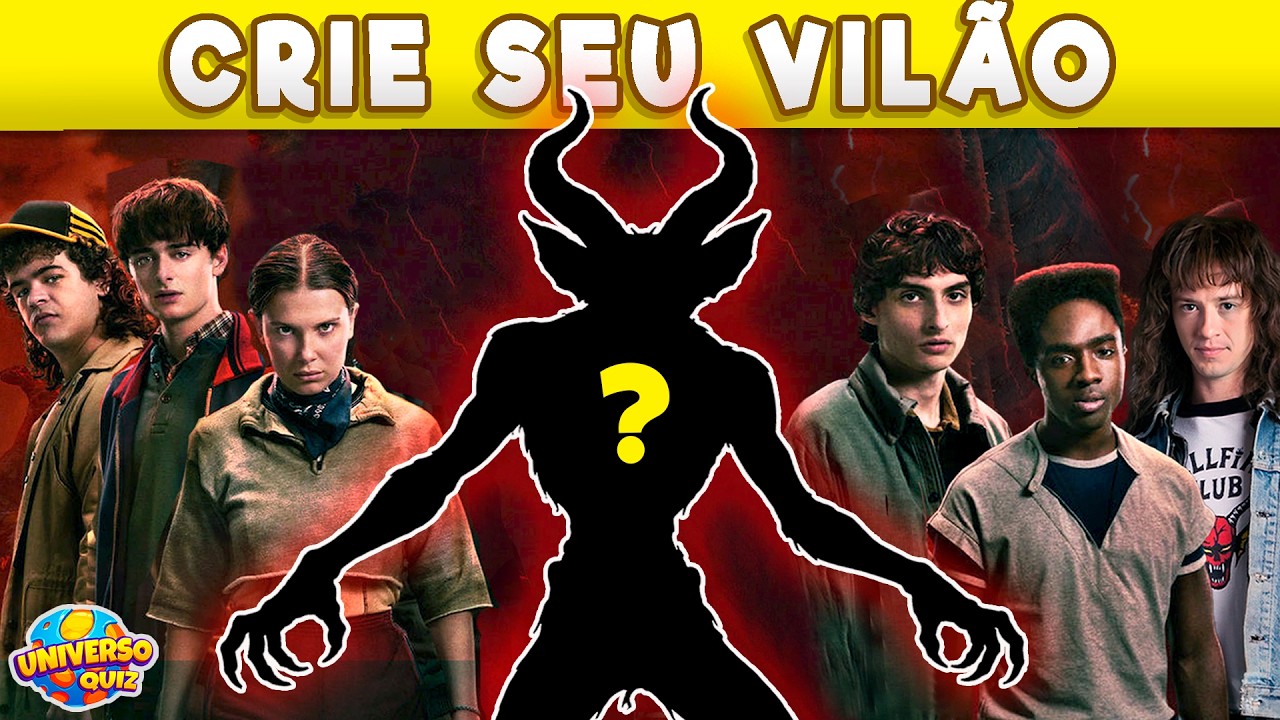 Crie seu Vilão em STRANGER THINGS ⚡Crie o Maior Vilão para Enfrentar Max, Dustin, Eleven, Micke
