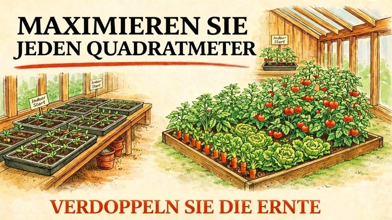 Jeden Quadratfuß maximieren: Die Gartenbeet-Methode, die Ihre Ernte verdoppelt