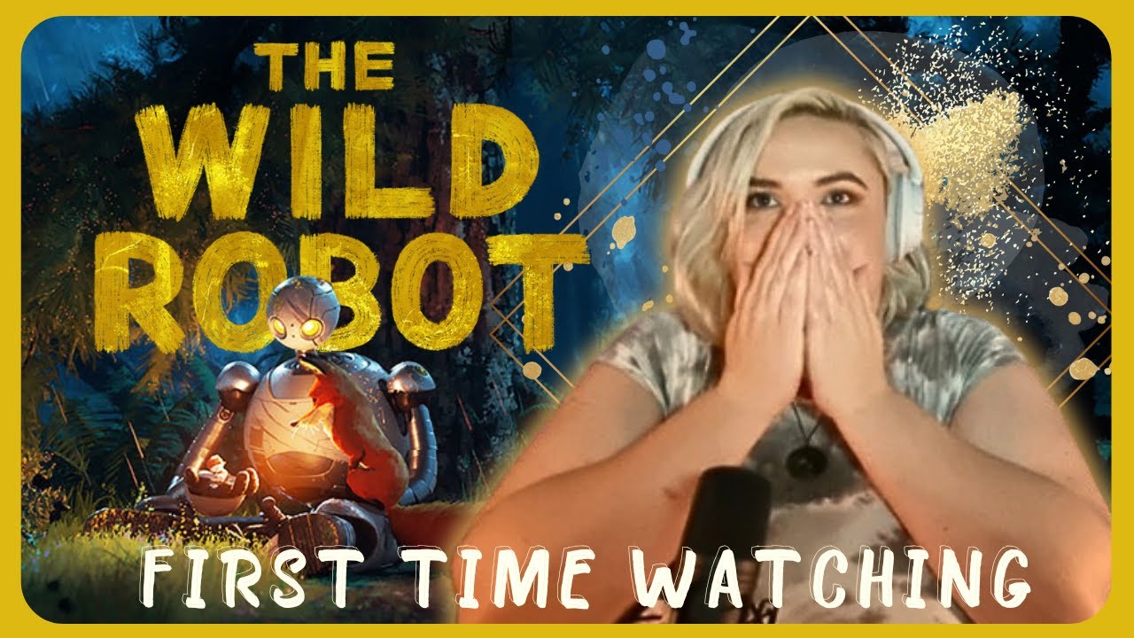 The Wild Robot had me on a wild ride | First Time Reaction, Commentary & Review