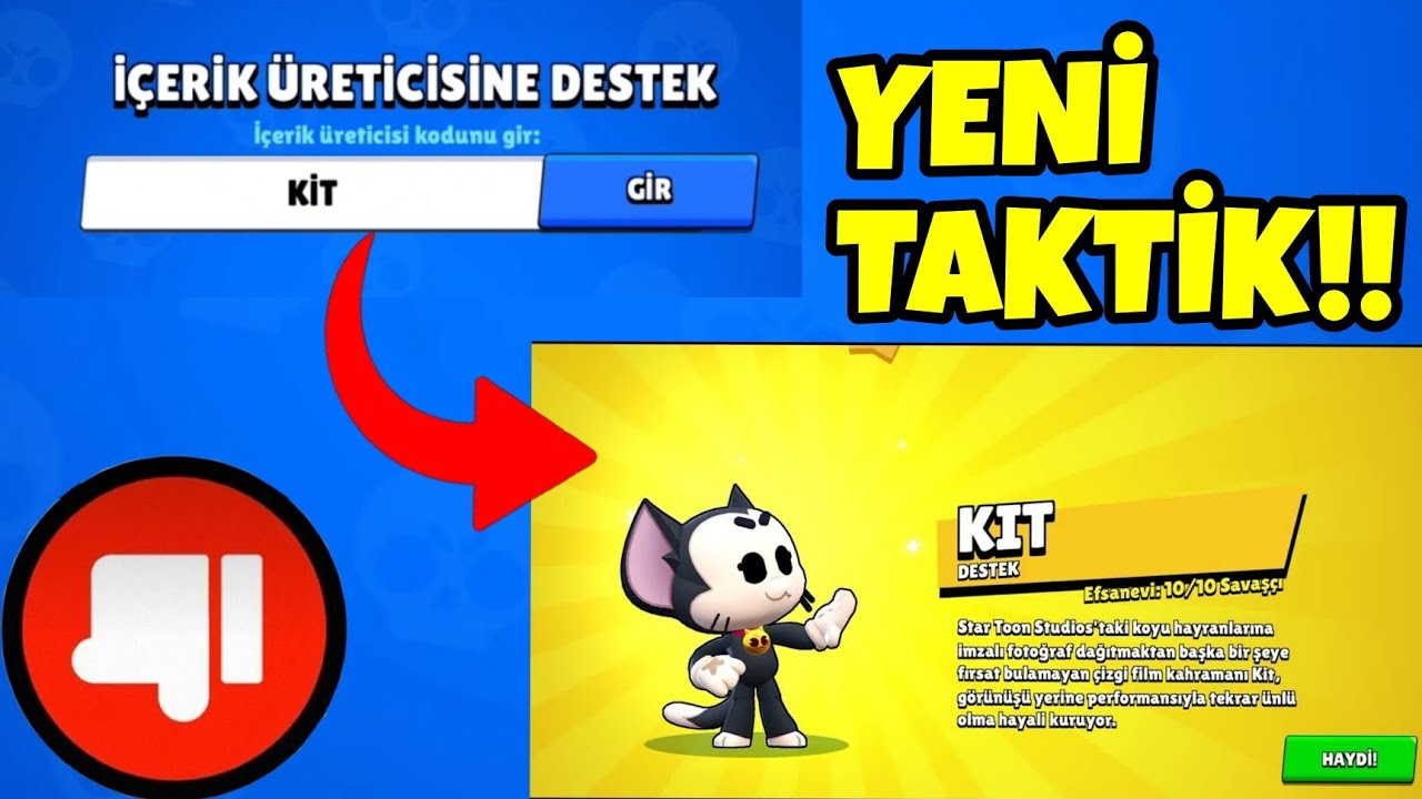 KİT ÇIKARMA TAKTİĞİ DENEDİM!!-BRAWL STARS