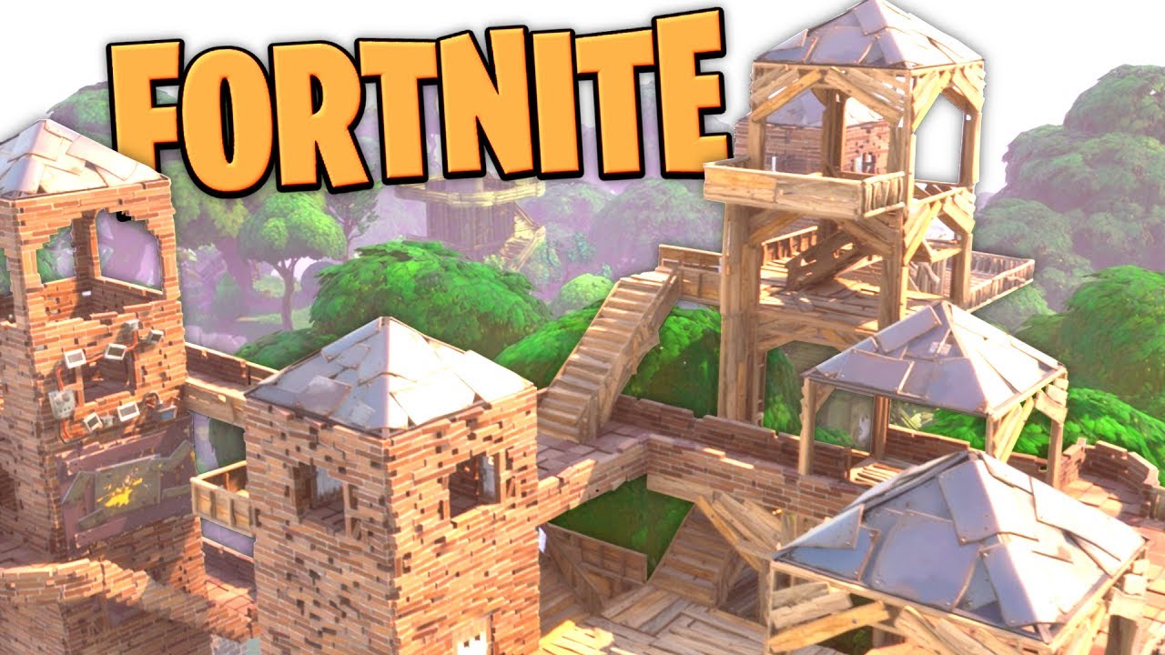 Fortnite - Base Building and Zombie Smashing! -  Fortnite Gameplay