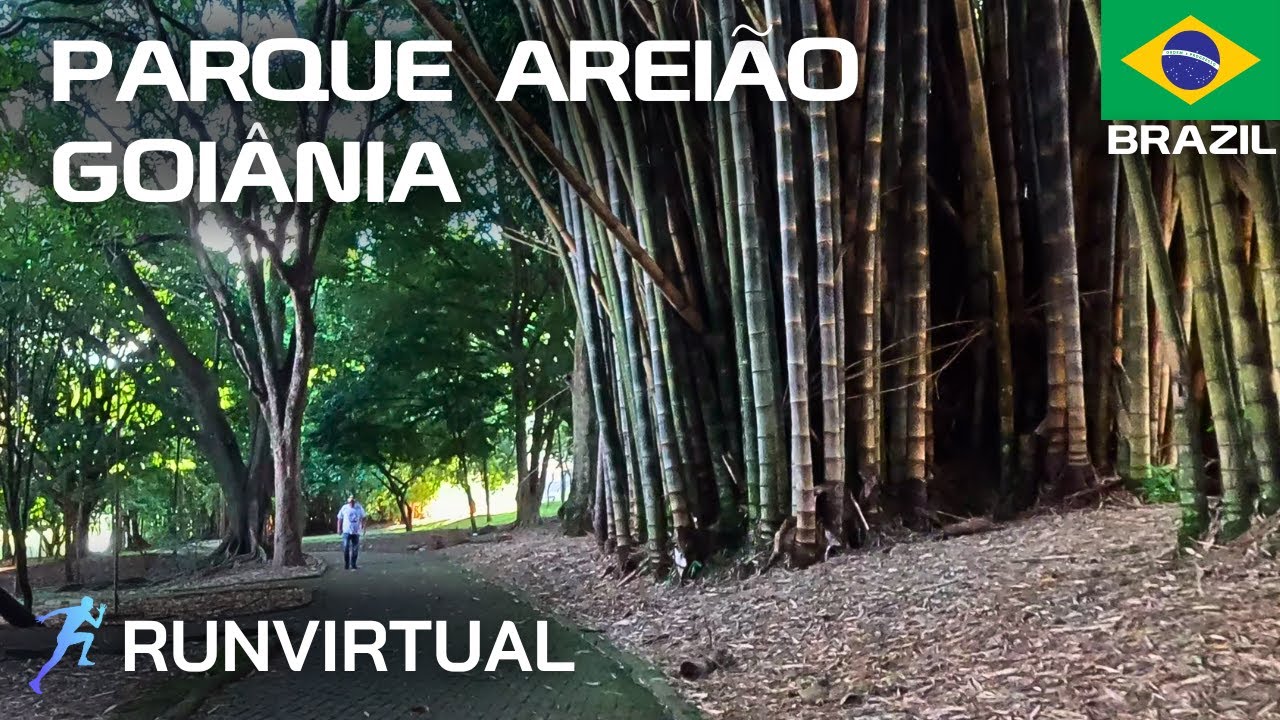 Virtual Run in Central Brazil: Preferred Park for Runners (Parque Areião)