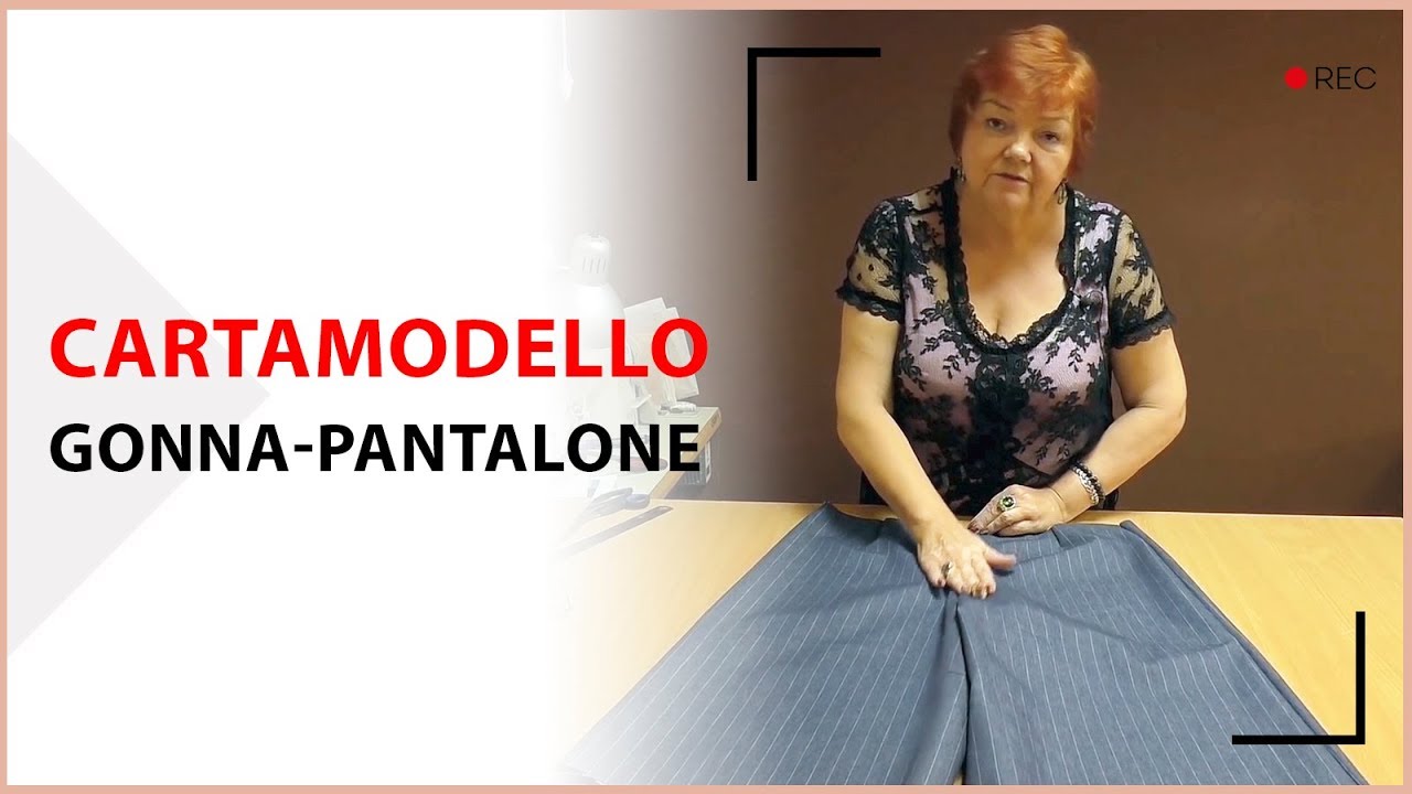 Come fare cartamodello gonna-pantalone in 5 min? Cartamodello culottes.