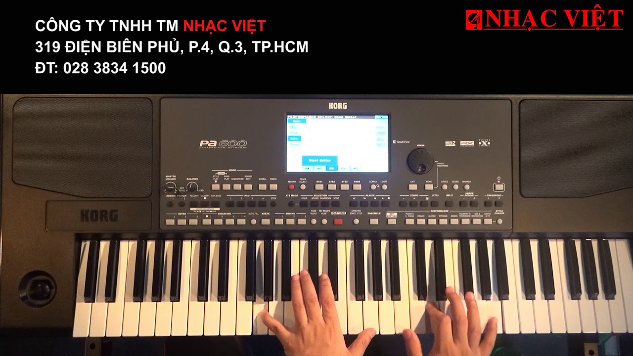 KORG PA600 - Bộ tiếng Steel Guitar