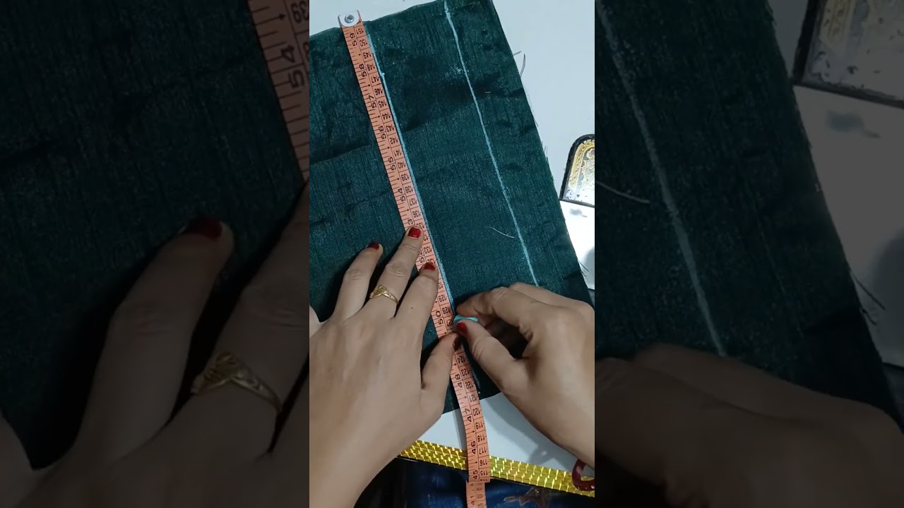बेल्ट ब्लाउज की बेल्ट कटिंग करना | Belt Blouse Cutting Tutorial | Blouse Belt Cutting & Stitching