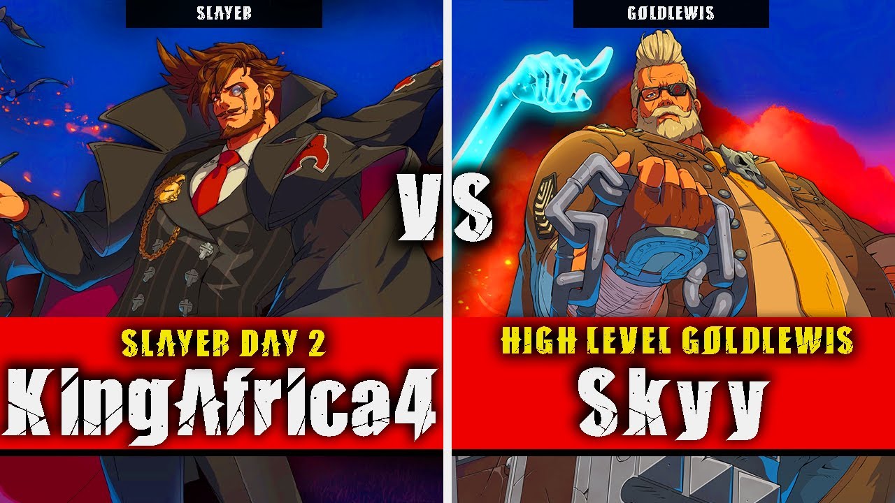 GGST | KingAfrica4 (Slayer) VS Skyy (Goldlewis) | Guilty Gear Strive High level gameplay