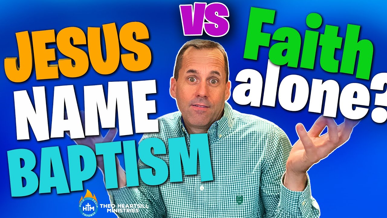 DO I HAVE TO BE BAPTIZED IN JESUS NAME - Do you just have to believe - Faith alone