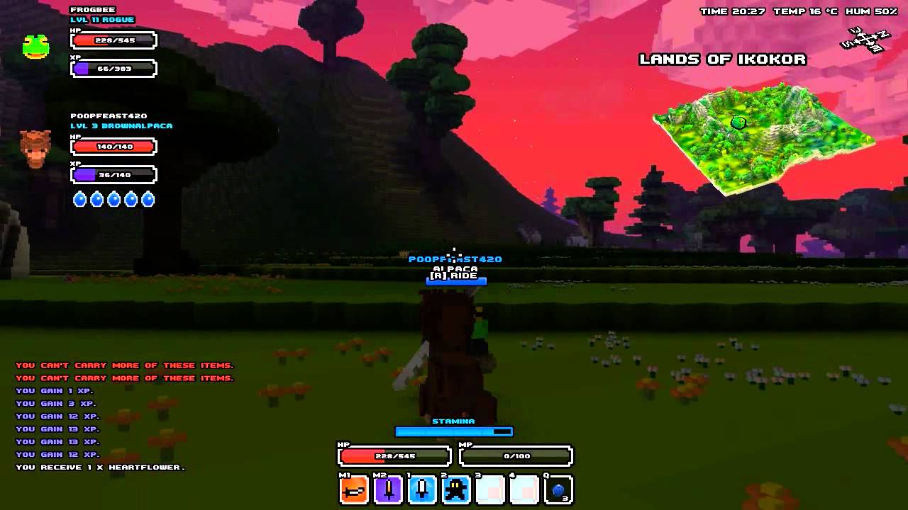 Cube World :: Rogue Bug Highlights - Flying/Non-stop Critical/Infinite attack loop