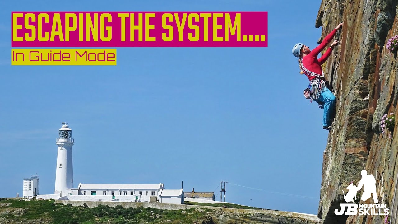 Escaping the system belaying in guide mode, and an alternative lowering method for ATC / Pivot etc..