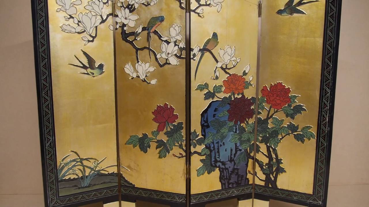 Brass feet for Chinese screen divider. Handmade. Китайская ширма