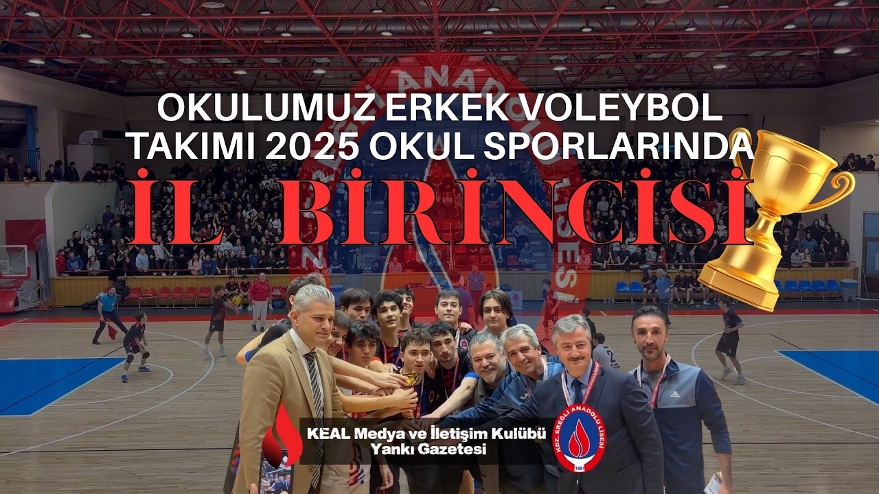 2025 OKUL SPORLARI VOLEYBOL ERKEK TAKIMIMIZIN İL ŞAMPİYONLUĞU MAÇI