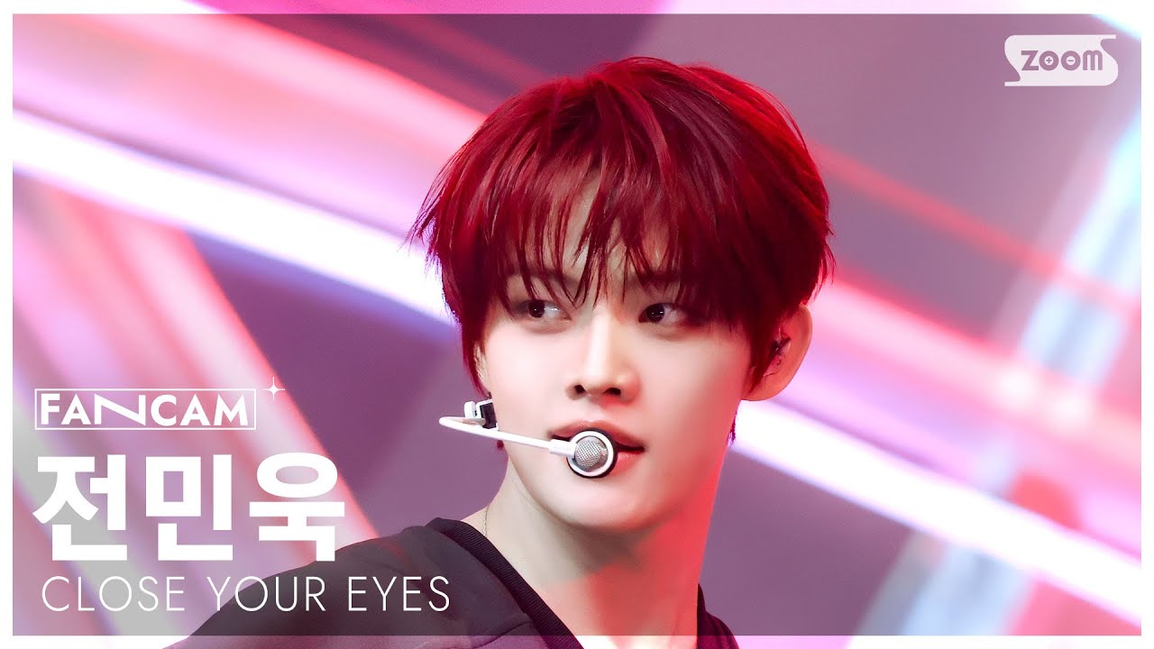 [안방1열 직캠4K] 클로즈 유어 아이즈 전민욱 'X' (CLOSE YOUR EYES JEON MINWOOK FanCam) @SBS Inkigayo 251116