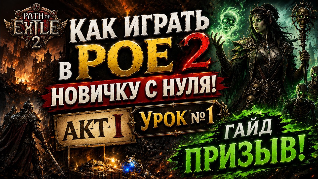 Path of exile 2 гайд для новичков с нуля(УРОК №1 ) лучший класс для новичка в пое 2/Чарадейка
