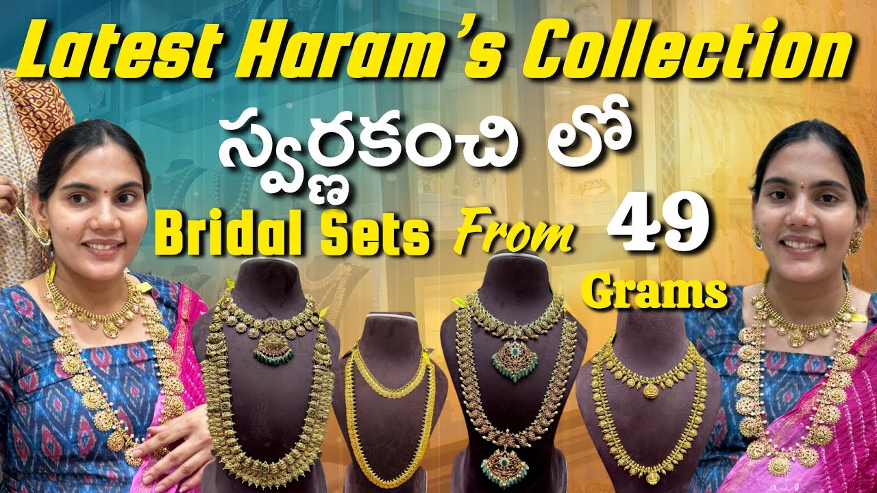 Gold Shopping Vlog | Latest Gold Harams Collection With Weights | Starting From 36 Grams 