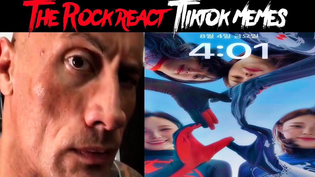 The Rock reacts Tiktok Memes | Memes
