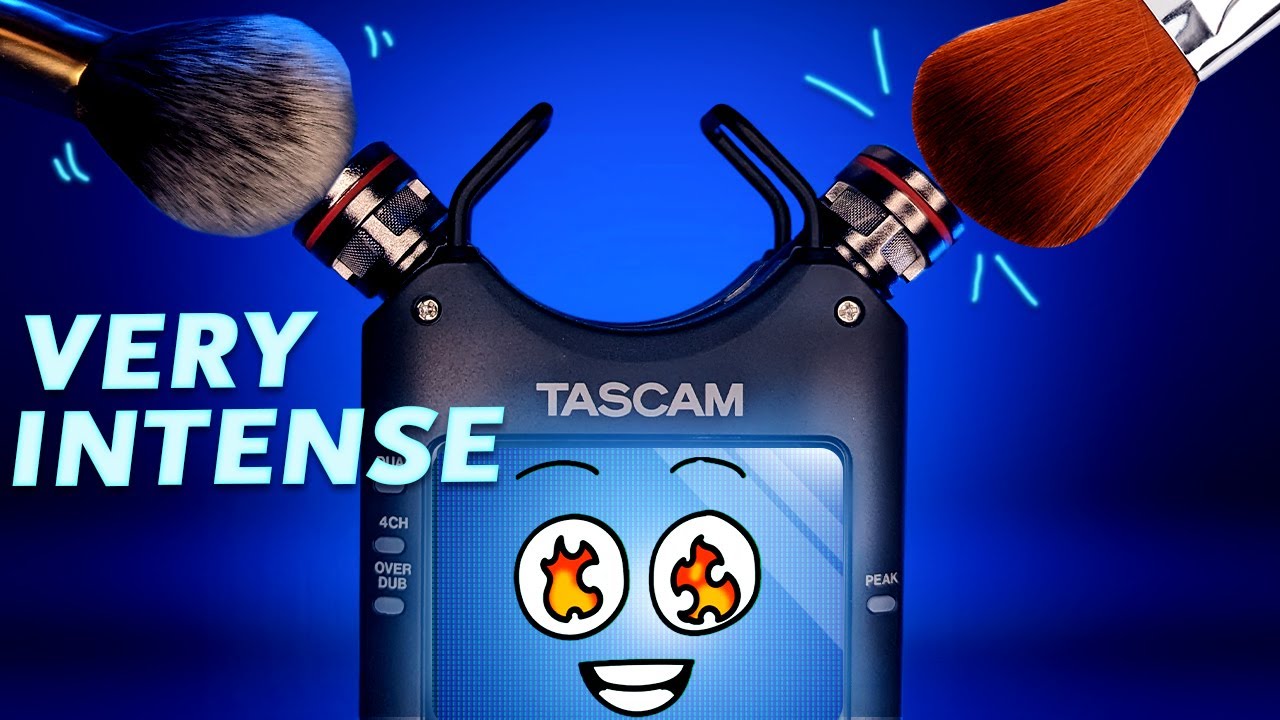 ASMR | Tascam Intensively Brushing Deep In Your Ears (no talking)