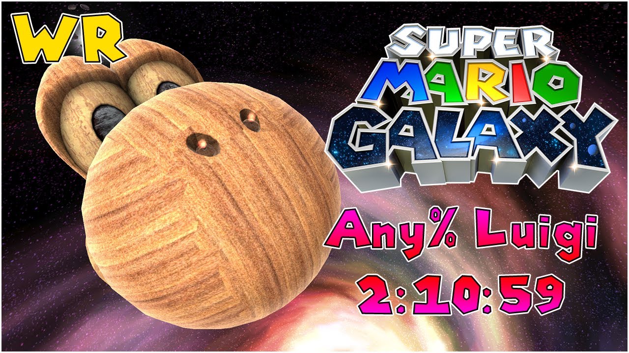 [WR] Super Mario Galaxy Any% Luigi Speedrun in 