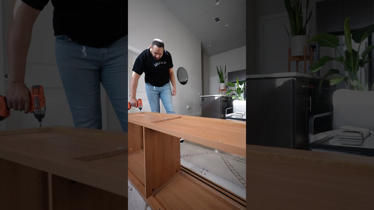 Build my new tv stand with me 