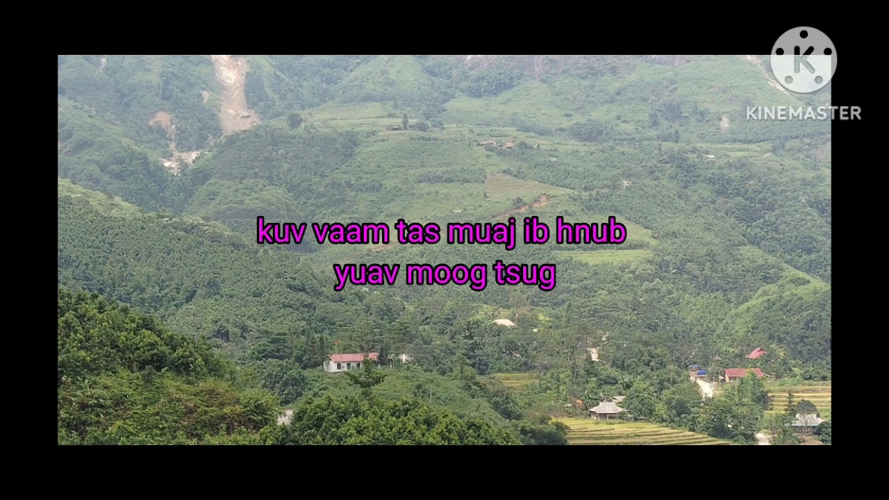 muaj ib lub teb chawg tsi tau moog tsug dlua karaoke