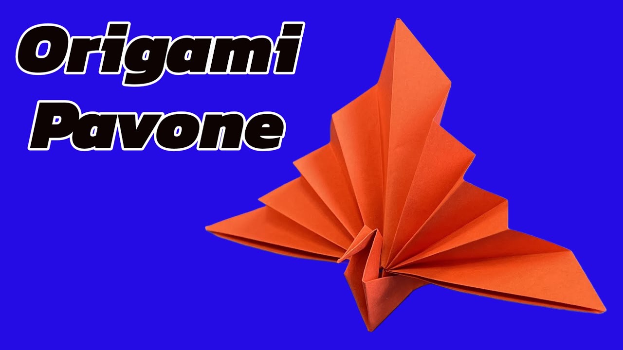 Origami Pavone | Come fare un Pavone di Carta | Origami Uccelli