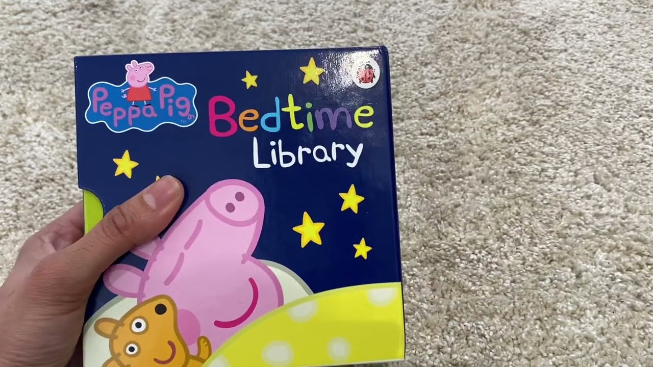Peppa Pig Book Bedtime Library Collection - Read Aloud Books for Children, Toddlers and Kids