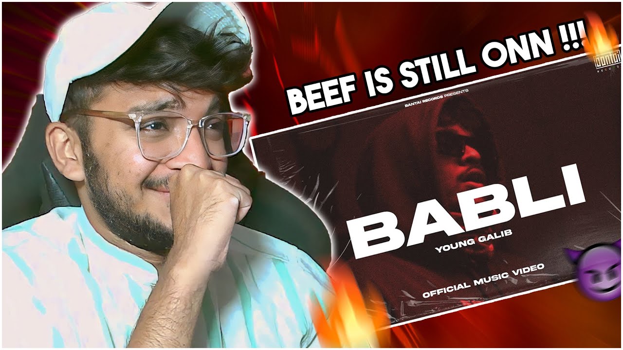 YOUNG GALIB - Babli Reaction Video BANTAI RECORDS - JUNIOR REACTS