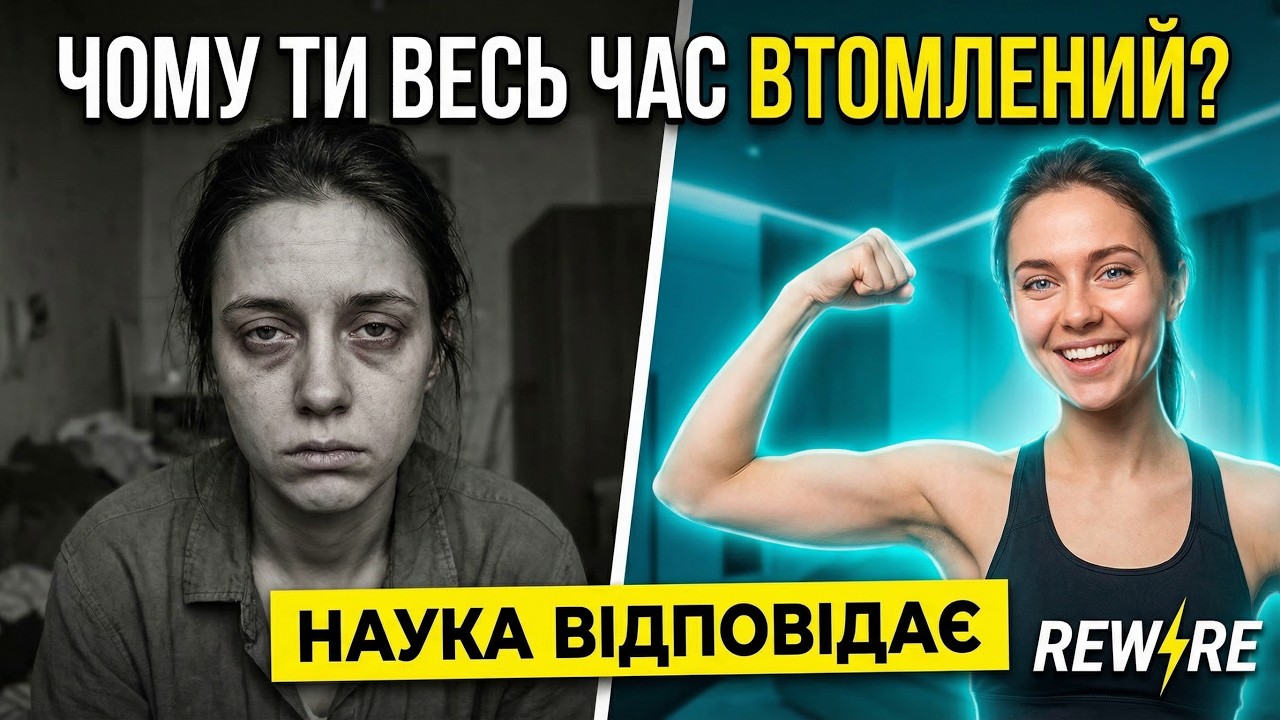 Твоє тіло втомлене — але не з тієї причини, про яку ти думаєш
