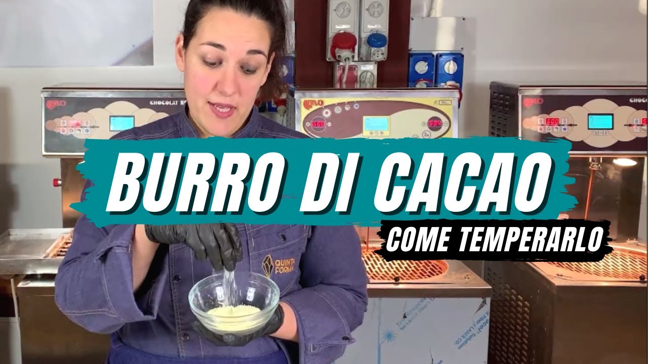Come Temperare il Burro di Cacao (e come trattarlo per temperare il cioccolato)