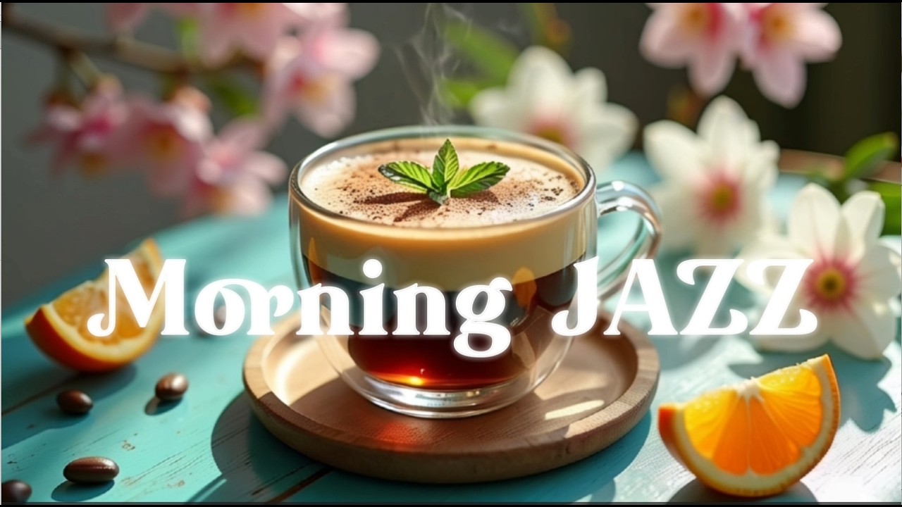 Spring Morning Coffee Jazz 🌼☕LIVE  24/7 | Smooth Cafe Background Music for Work & Study & Relax