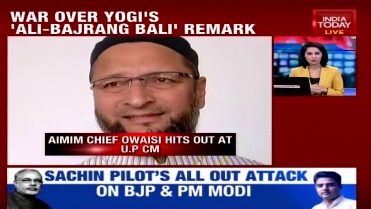 AIMIM Chief Owaisi Lashes Out At CM Yogi Over 'Ali-Bajrang Bali' Remark