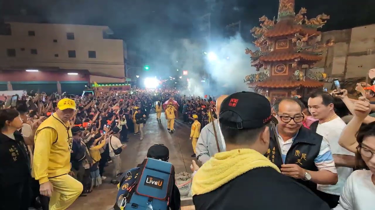 駐駕虎尾天后宮，四位媽祖世紀相會，2026白沙的屯媽祖北港進香第三天
