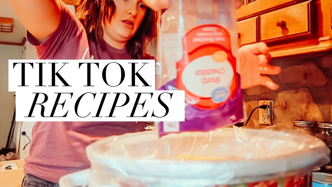 VIRAL TIKTOK CROCKPOT RECIPES | 5 INGREDIENT OR LESS MEALS ON A BUDGET | THE SIMPLIFIED SAVER