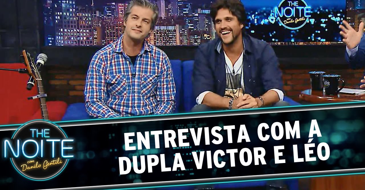The Noite (02/10/14) - Entrevista com a dupla Victor e Léo