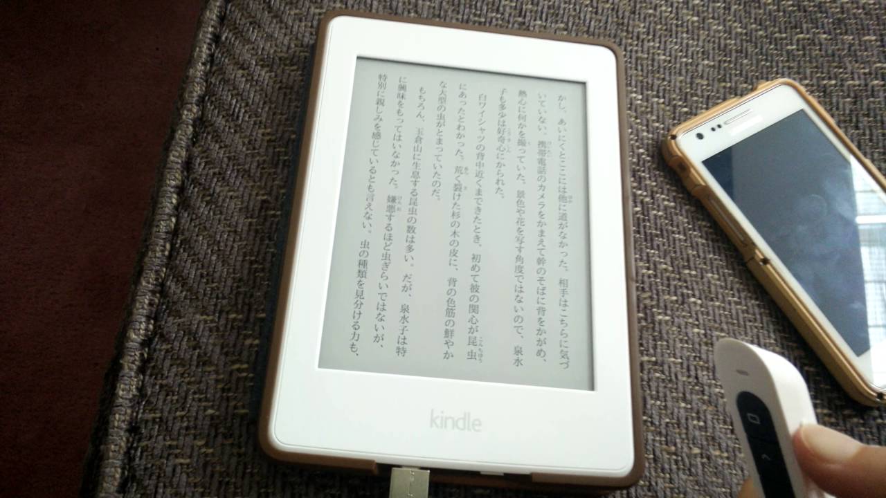 KindleLazy - Kindle Paperwhite wireless page turning (2016)