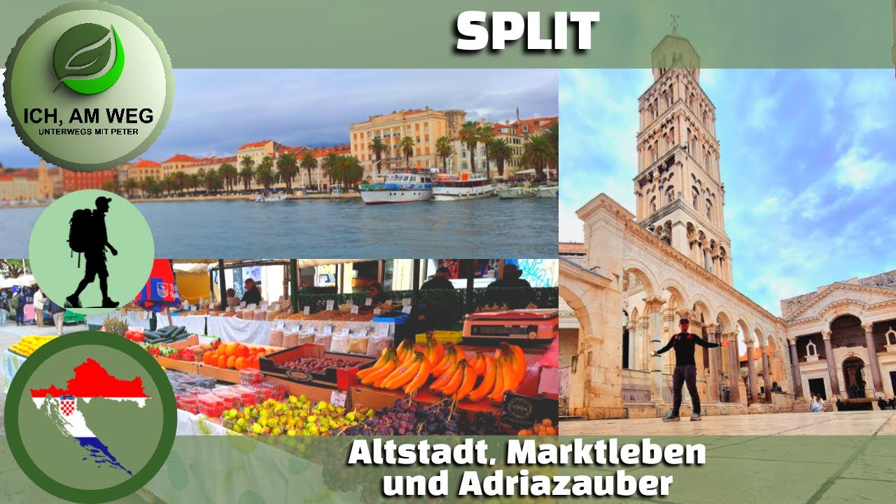 Split 🇭🇷 Altstadt, Marktleben und Adriazauber — Split Walking Tour