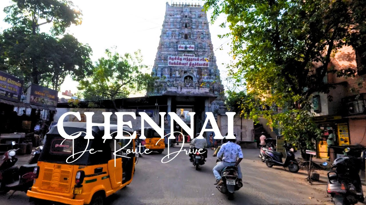 Chennai De-Route Drive | Arumbakkam to Vadapalani [4K]