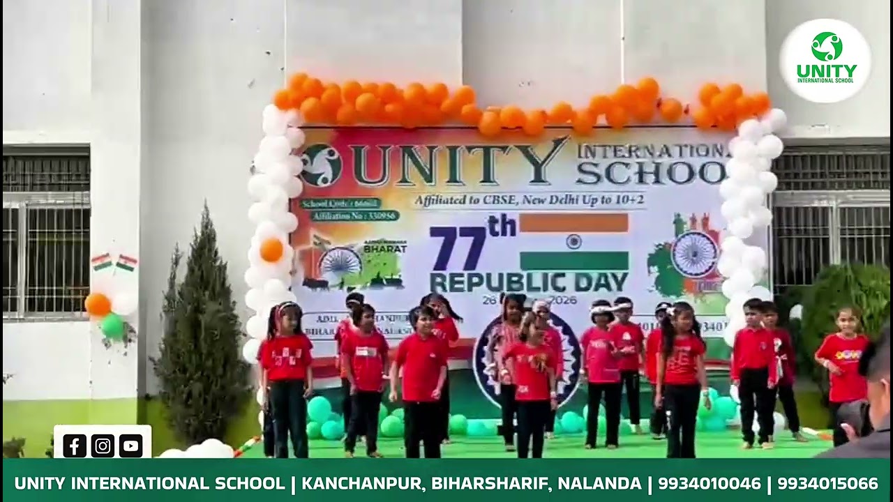 🎉 77th Republic Day Celebration at Unity International School | Best School Function 2026
