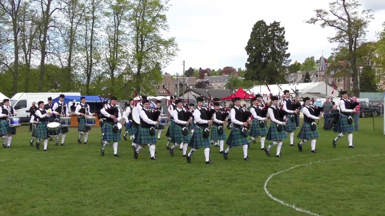Banchory 2017 - Fraserburgh RBL Grade 4 winners at the North of Scotland Pipe Band Championships