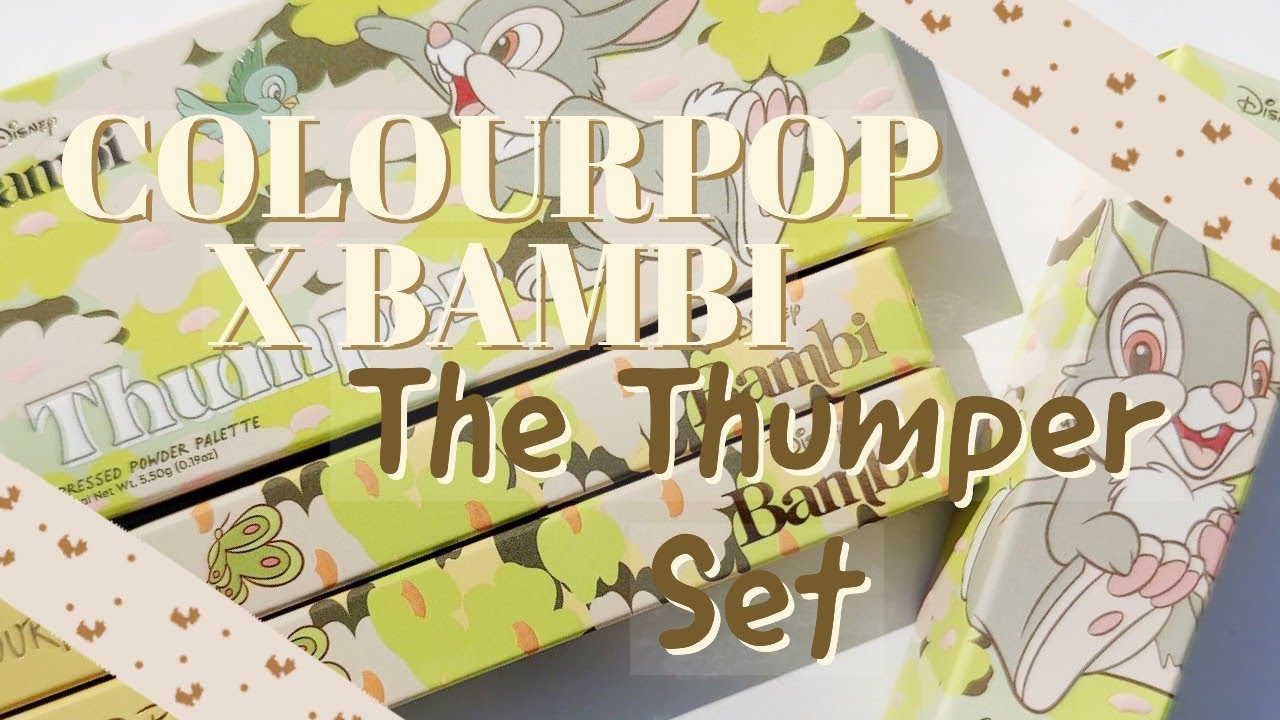 Colourpop X Bambi: The Thumper Set ♡