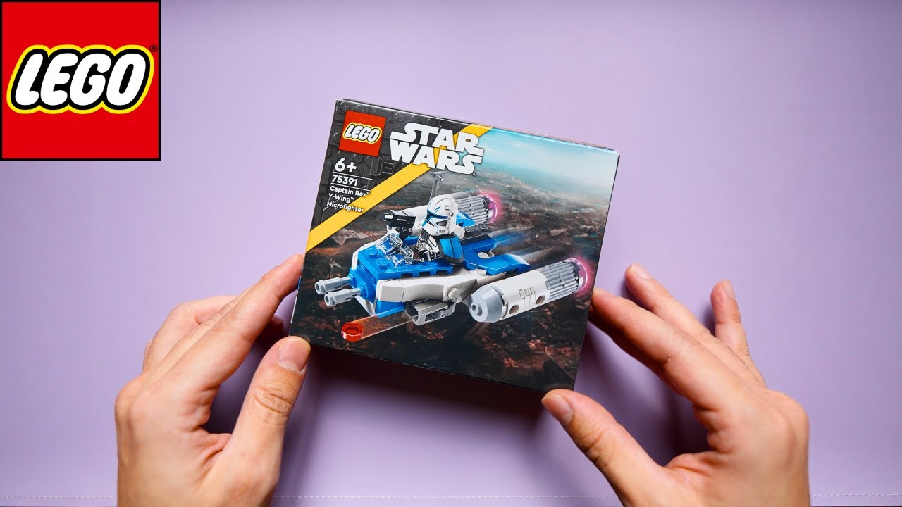 LEGO Star Wars Captain Rex Y-Wing Microfighter 75391- Real Time Build ASMR