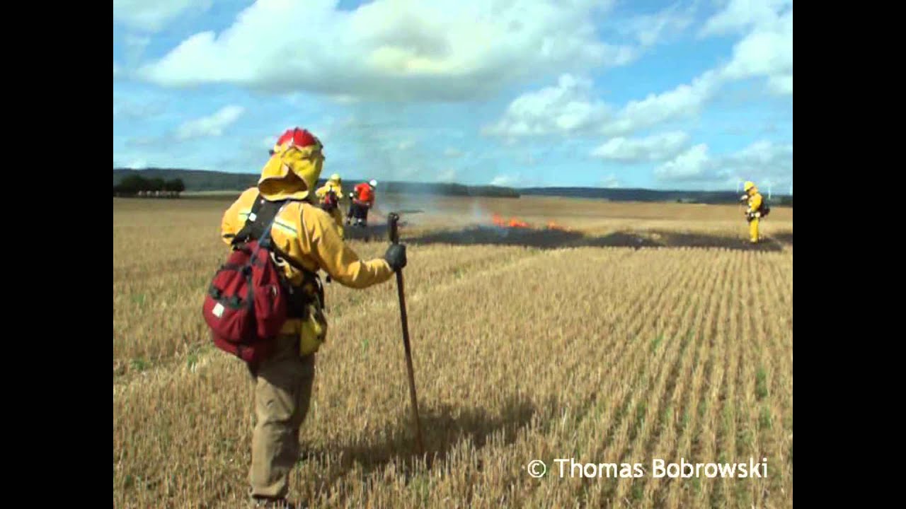 Brandbekämpfung mit Feuerpatschen
