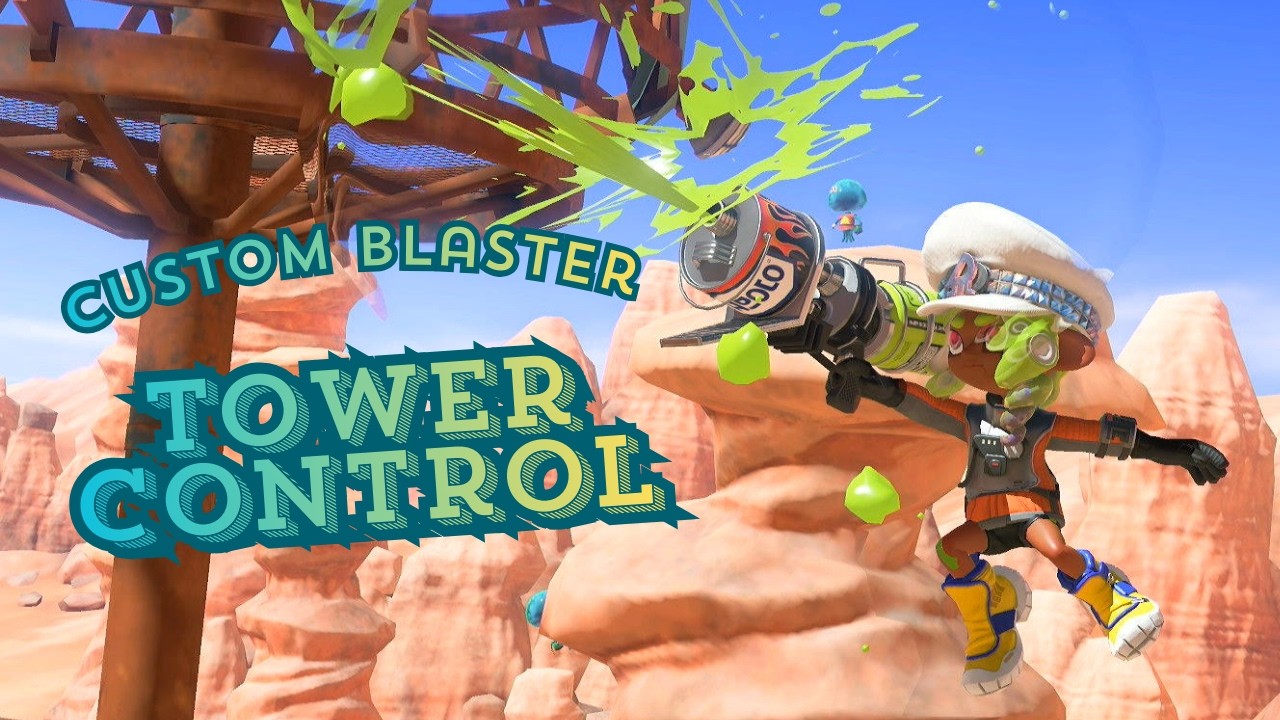 Splatoon 3 Gameplay/Custom Blaster(Tower control)