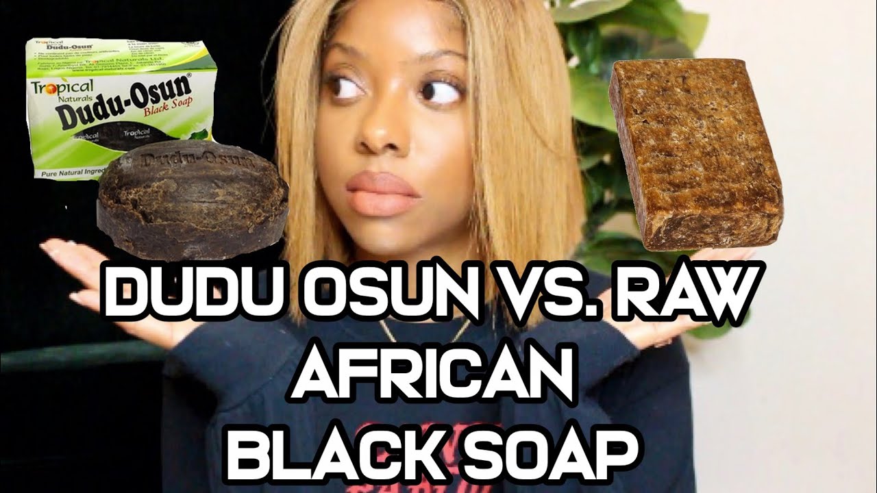 AFRICAN BLACK SOAP | HOW I CLEARED MY ACNE & THE DIFFERENCE BETWEEN DUDU OSUN and AFRICAN BLACK SOAP