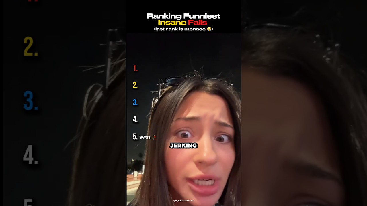 Ranking Funniest Insane Fails #shorts #ranking #tiktok