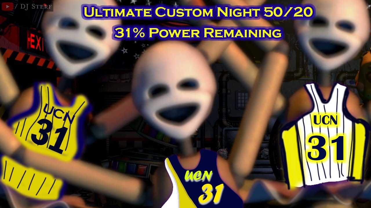 50/20 Green Run, 31% Power Remaining, UCN, No Power-ups, Office #3 - FNaF Ultimate Custom Night